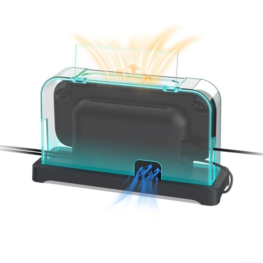 Set di coperture antipolvere per ventola di raffreddamento, per console Nintendo Switch 2, elegante ventola di raffreddamento per NS per display oled
