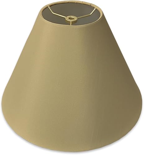 Miniatura 1 de Royal Designs, Inc. Coolie Empire HB-607-14AGL - Pantalla para lámpara, color dorado antiguo, 5 x 14 x 9.5 pulgadas