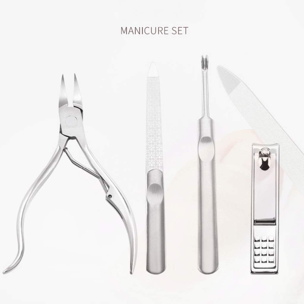 Pediküre-Set, Nagelknipser-Set aus Edelstahl, scharfer Finger- und Fußnagelknipser for Peeling bei Hornhaut und Onychomykose