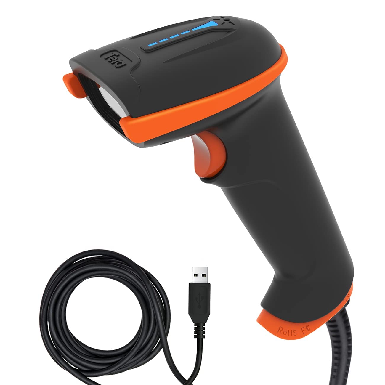 Tera BarcodeScanner 1D Laser USB Wired Kabelgebunden Handheld