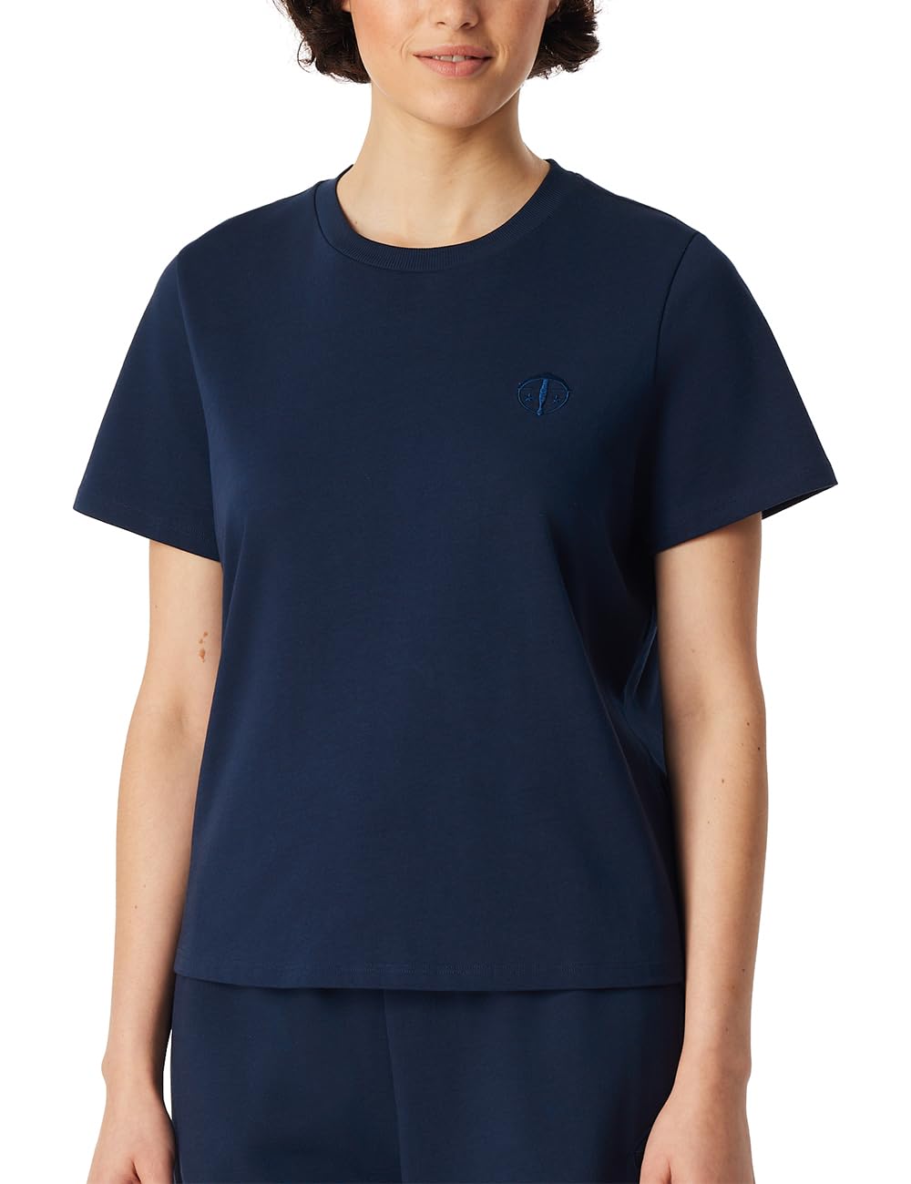 Schiesser Damen Schlafanzugoberteil Shirt Kurzarm - 183234