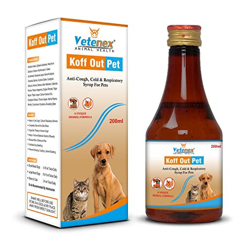 Koff Out Pet - Cough Syrup for Dog, Puppy and Cats - 200 ML