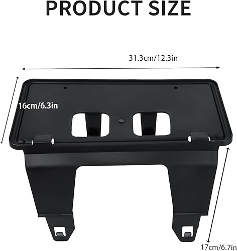 Miniatura 7 de Soporte de matrícula frontal para Ford F250 F350 Super Duty LC3Z-17A385-AB 2020 2021 2022