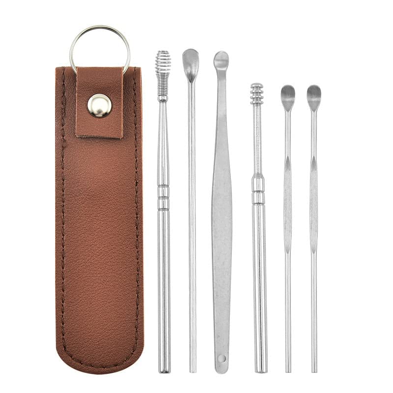 See full amazon price history chart for RKPM HOMES 6 Pcs Innovative Spring Earwax Cleansing Tool Set | Portable Ear Wax Removal Set | Stainless Steel Spoon Ear Picks | Cleaning Kit for Home and Travel with PU Leather Case (Brown) RKPM HOMES 6 Pcs Innovative Spring Earwax Cleansing Tool Set | Portable Ear Wax Removal Set | Stainless Steel Spoon Ear Picks | Cleaning Kit for Home and Travel with PU Leather Case (Brown) (B09TT3BR2G) Amazon Price History, Amazon Price Tracker
