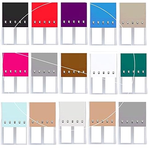 Grey Chrome Square Eyelet Roller Blind Cover