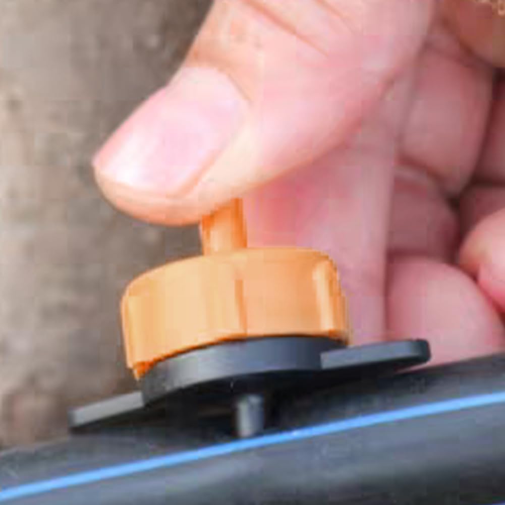 100 gocciolatori a Goccia autocompensanti da 2L/4L/8L Regolabili for irrigazione a Goccia del Prato da Giardino(Nero,2L)
