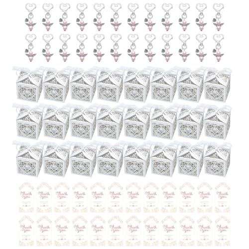 Souvenirs pour célébration keychains aile et organza