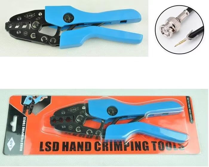 AN-07H Strumento di compressione RG connettore cavo coassiale pinze a crimpare per crimpatura 6.5/8.1/8.9mm Coax Crimper Tools