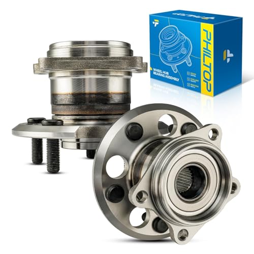 Image of PHILTOP 512281 AWD 2 x Rear Wheel Bearing Hub Assembly for Toyota Sienna