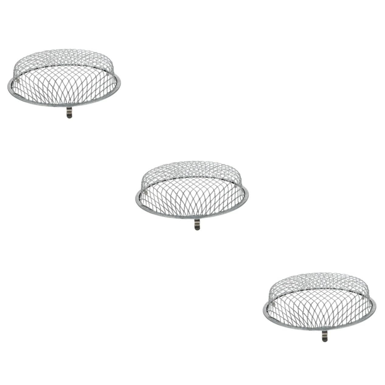 POPETPOP 3pcs Reptile Heating Lamp Shade Sturdy Reptile Box Lamp Mesh Cover Scald Cover for Gecko Accessories and Snake Accessories for Vivarium Heat