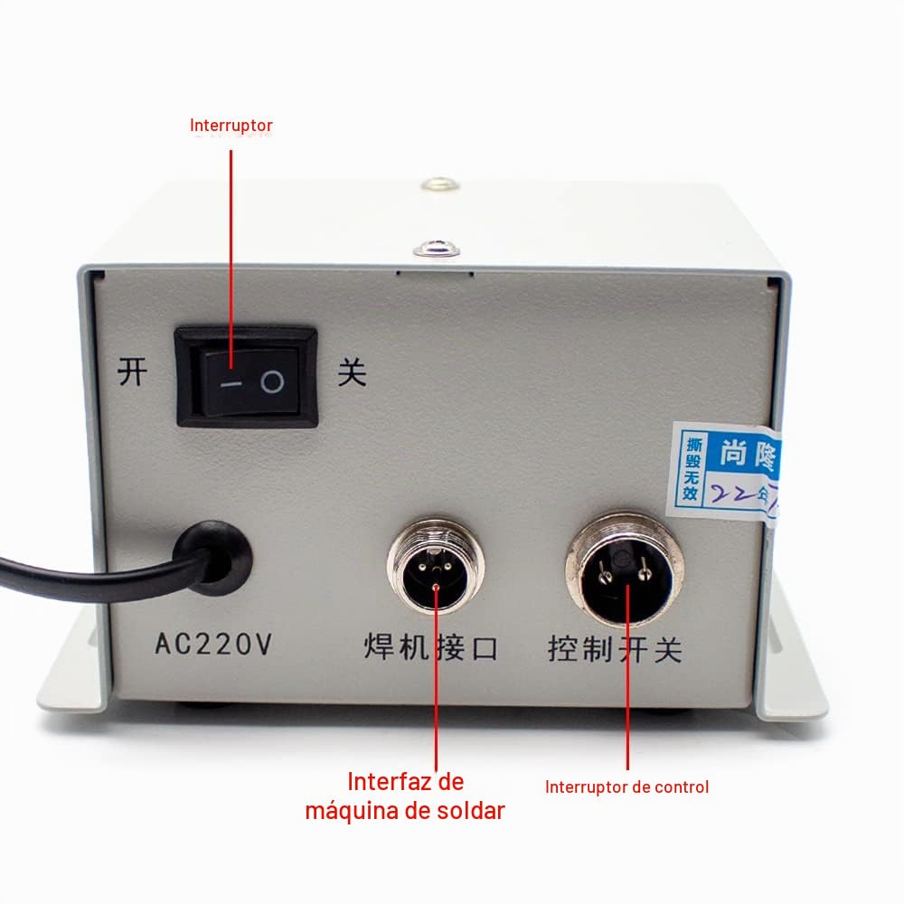Toplionace Máquina de Soldadura TIG DIY a Máquina de Soldadura en Frío Mini Soldador de Punto de Acero Inoxidable Controlador de Pulso de Tiempo Soldador en Frío Modificado (con Pedal, SL-MINI)