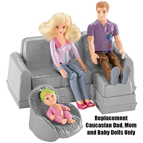 5Star-Td 2014 Fisher-Price Loving Family Dollhouse Replacements Figures Mom Dad And Baby #TOP1