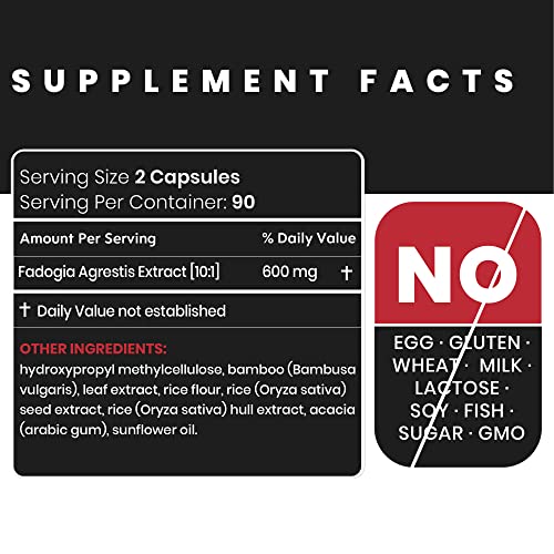 Fadogia Agrestis And Tongkat Ali Supplement - Tongkat Ali For Men 1020 Mg And Fadogia Agrestis 600 Mg - Set Of 2 Supplements To Suport Energy Levels #TOP1