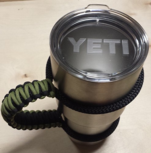Handle Fits Yeti Rambler 30oz. Moss and Black(HANDLE ONLY)