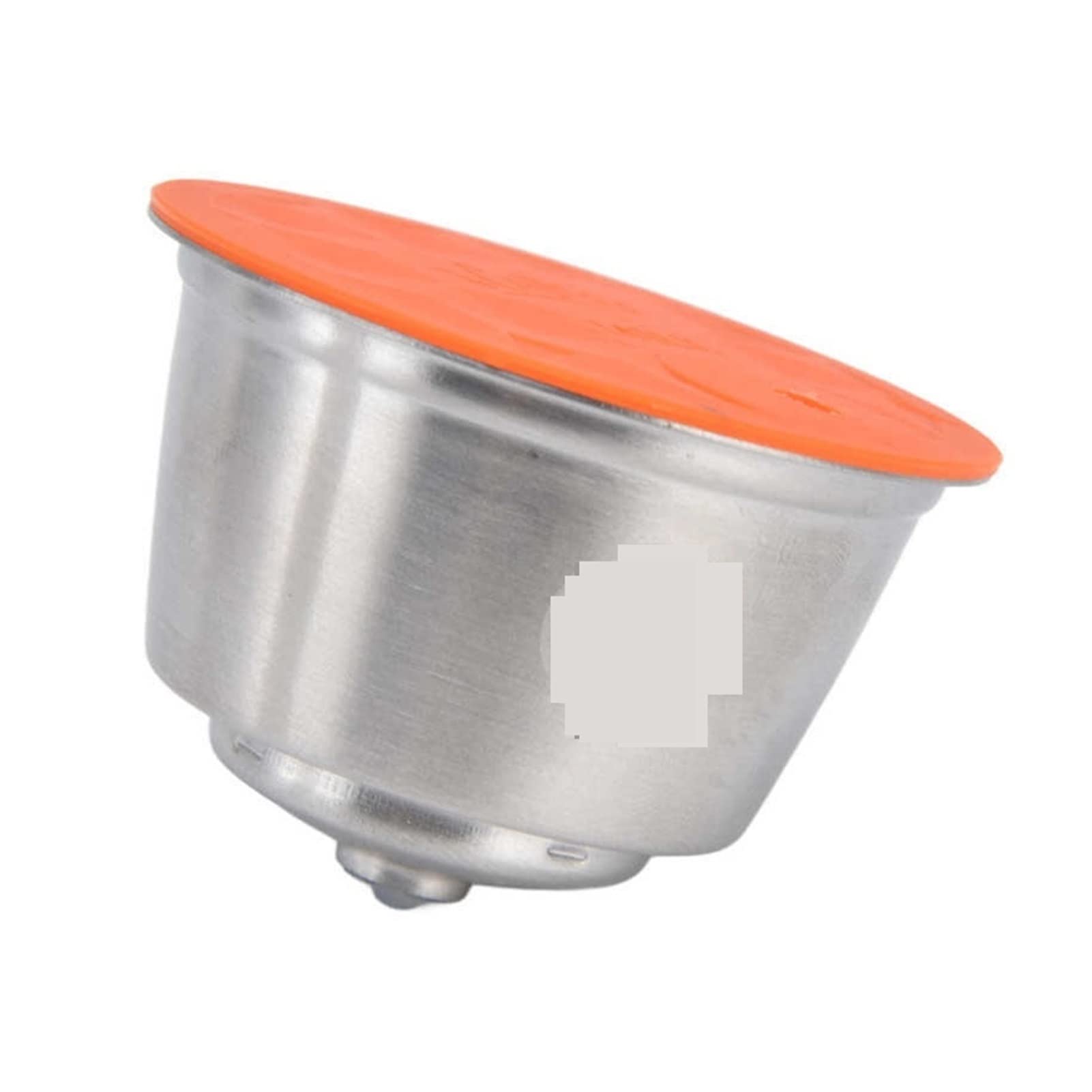 LANGshaw Taza de cápsula de Acero Inoxidable, Filtro de cápsula de café inofensivo Reutilizable con Cuchara de Cepillo Compatible con Dolce for Accesorios de máquina de café Gusto Leisurely