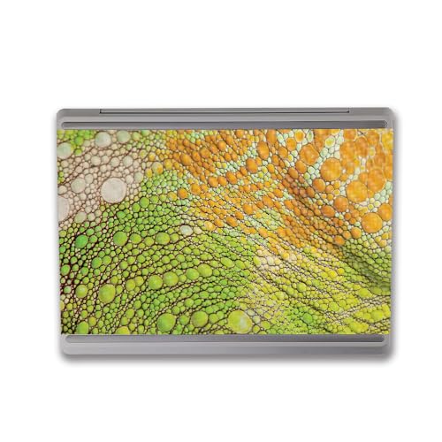 Image of MightySkins Carbon Fiber Skin Compatible with Microsoft Surface Laptop Go 3 (2023) Full Wrap Kit - Iguana Skin | Protective, Durable Textured Carbon Fiber Finish | Made in The USA