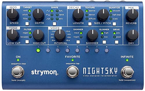 Strymon Nightsky Time Warped Reverberator Effects Pedal
