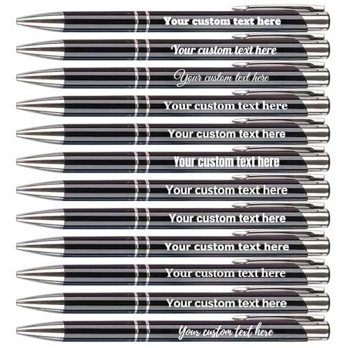 mumrap Tot 480 gepersonaliseerde pennen bulk balpennen veelkleurige aangepaste pennen gratis gegraveerd bericht, kantoorgeschenken voor bedrijven (spuitverf)