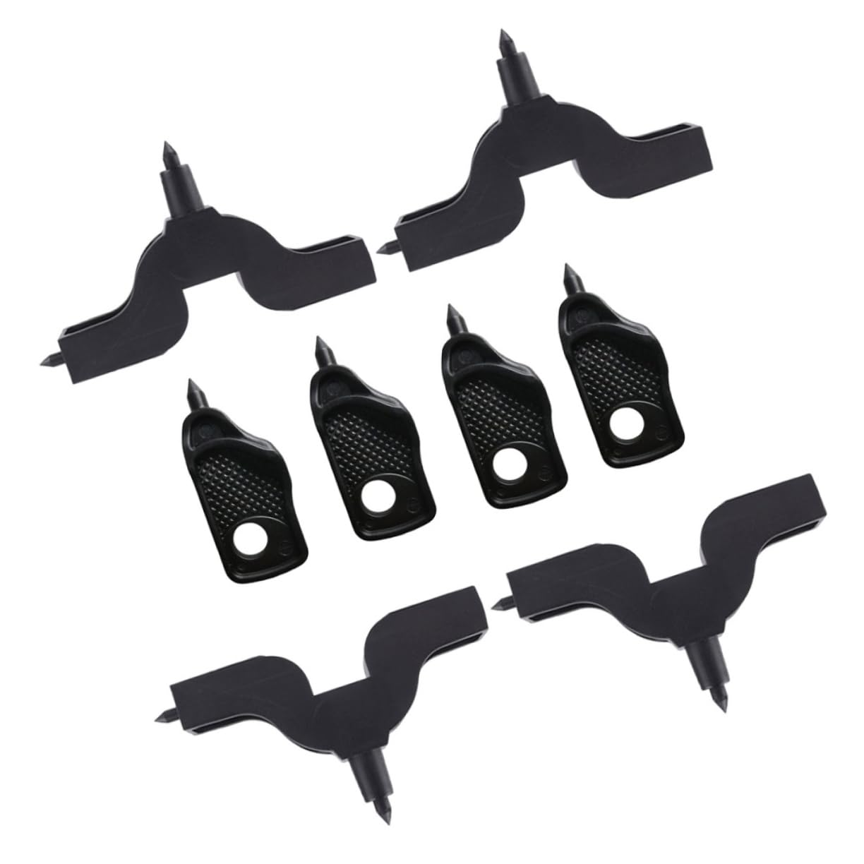 Hemobllo 5 Set Di Irrigazione A Goccia Tappi Perforati Avvolgitubo Emettitore Avvolgitubo Espandibile Tubo Flessibile Da Giardino Barile Gocciolante Rubinetto 8 pezzi * 5