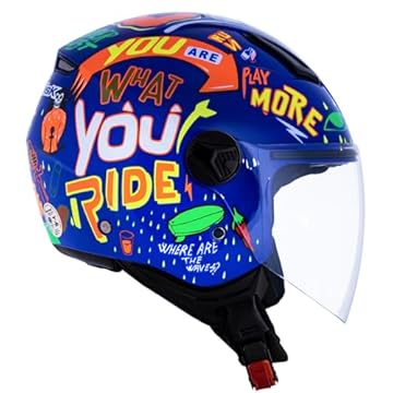 Capacete Norisk Orion Free Azul Laranja (S/P (55/56))