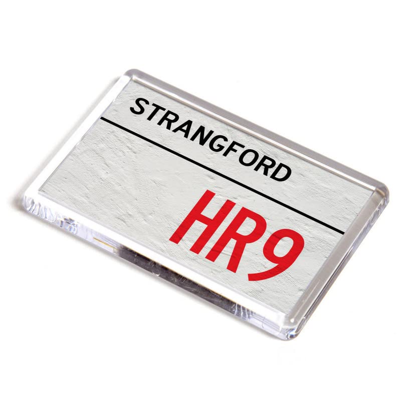 FRIDGE MAGNET - Strangford HR9 - UK Postcode