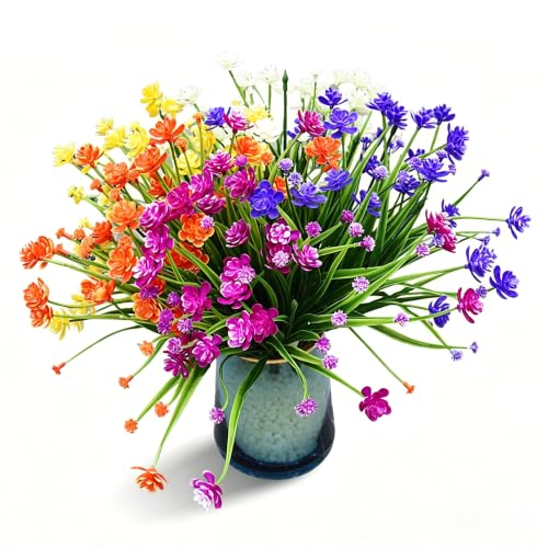 Fleurs artificielles extérieures résistantes pour jardinière - 2