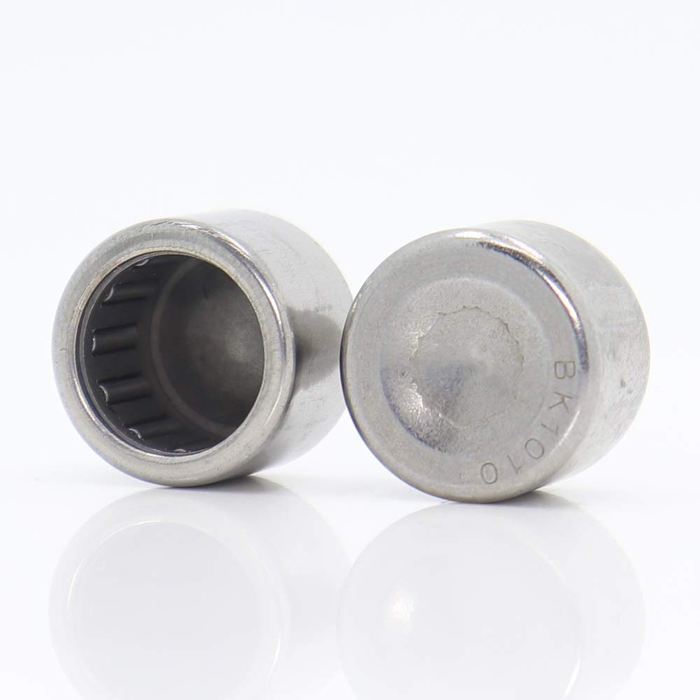 Rodamiento Rodamientos de Bolas Profundos BK1010 Rodamientos de Agujas 10x14x10mm 10 Uds. Rodamiento de Agujas de Copa Dibujada BK101410 enjaulado Cerrado un Extremo 55941/10