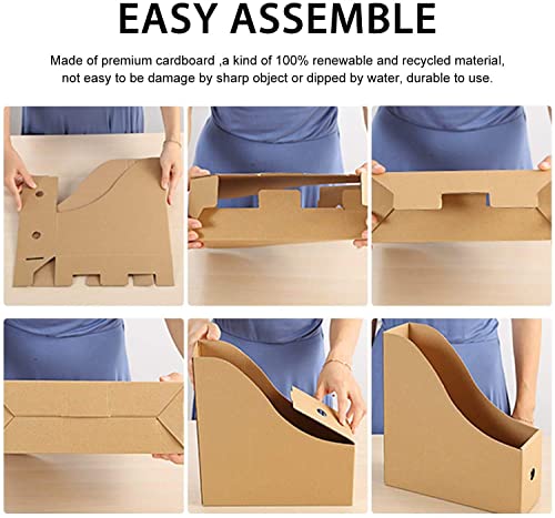 Portariviste 5 Pezzi - Scatola di Cartone