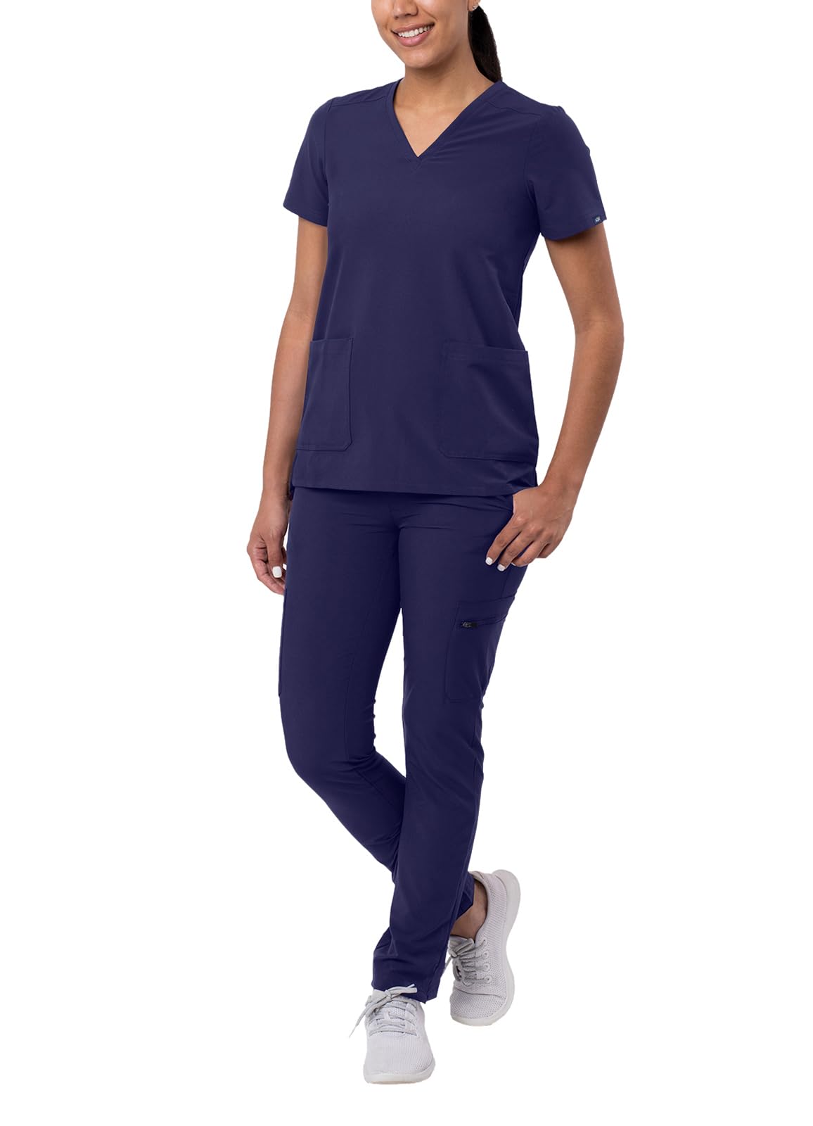 Adar Uniforms Women's A9200 Medical Scrubs, Navy, L