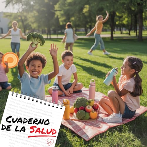 『Niños sanos en vacaciones: cómo lograr una alimentación saludable y mantenerlos activos』のカバーアート