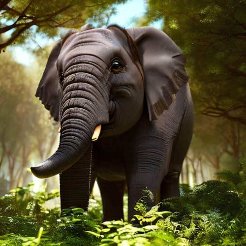 Bruno the Bear and Elmer the Elephant: A Forest Friendship