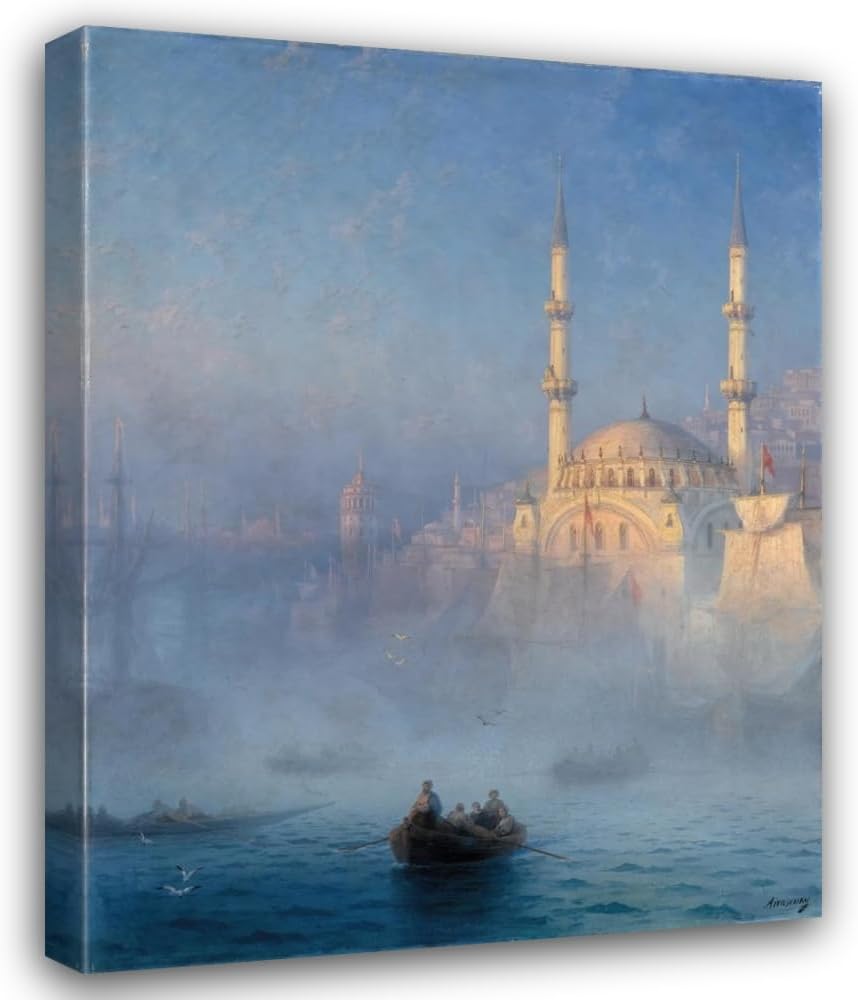 ArtDirect Ivan Aivazovsky (Constantinople_1817-1900) Custom Framed Art Print Giclee Print or Canvas Options with Various Sizes and Customization by Vasily Vereshchagin