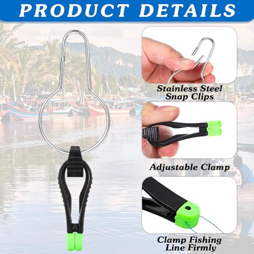 Hollowfly 8 Pcs Downrigger Release Clips