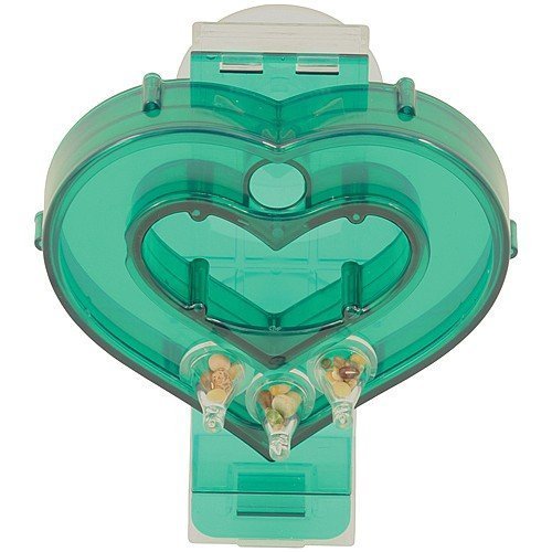 Creative Foraging Systems+E487 Mastermind Heart Pet Feeder, 7 by 8 by 3-Inch by Caitec Corp