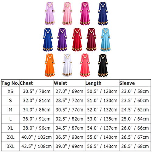 OwlFay Donna Vestito Liturgico Culto Lode Danza