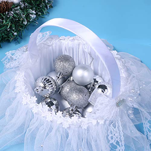 STOBOK 34 peças de enfeites de bola de Natal 40 mm à prova de estilhaçamento Bolas para decoração de