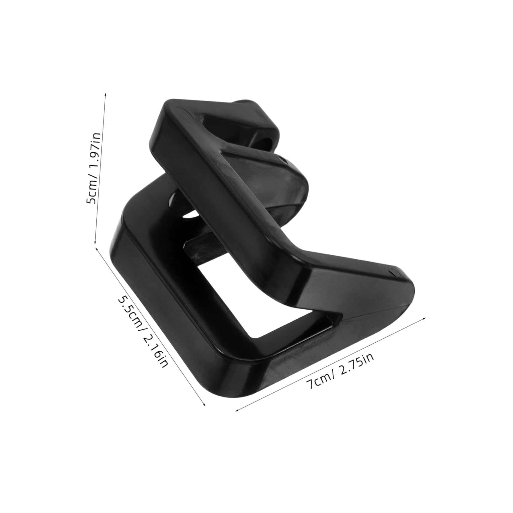 BESPORTBLE Boat Bumper Adjuster Docking Hook for Pontoon Rail Collision Clip Essential Accessory for Docking Mooring