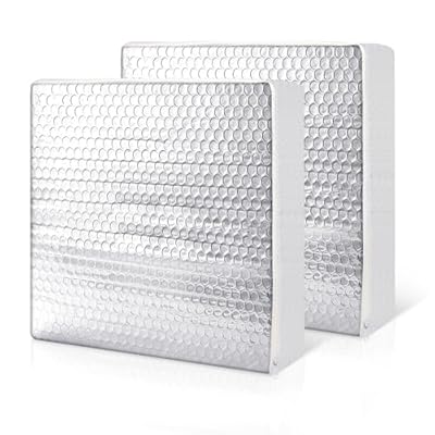 2Pcs RV Skylight Insulator 14x14x2.8,RV Vent Insulator and Skylight Covers,Waterproof RV Vent Covers for Inside Camper,RV Sunroof Skylight Shade Skylight Pillow for Shower