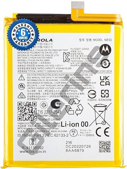 Image of Original NE50 Battery for Motorola G72 / G82 / G62 / G52 Battery with 6 Month Warranty** (GG16)