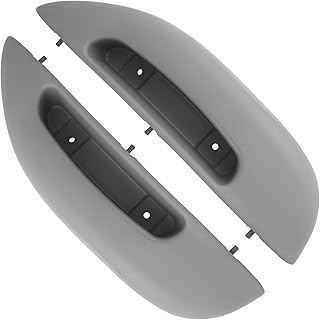 APPERFiT Door Armrest Pull Handle Cover 12376629 12376630 Pewter/Gray for Interior Door Panel Compatible with 1996-2002 Chevrolet Chevy Express GMC Savana Van 1500 2500 3500