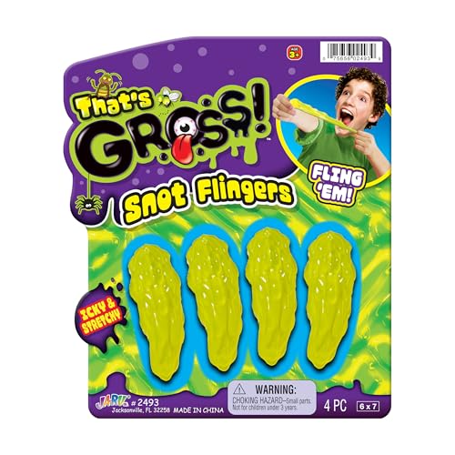 JA-RU Gross Snot Flinger Toy (1 Pack) Icky & Stretchy 2493-1