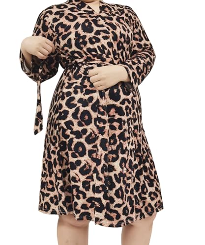 Image of SUFEINI Maternity Robe and Matching Swaddle Blanket Set, Plus Size Women Postpartum Robes Sleepwear New Mommy Gift