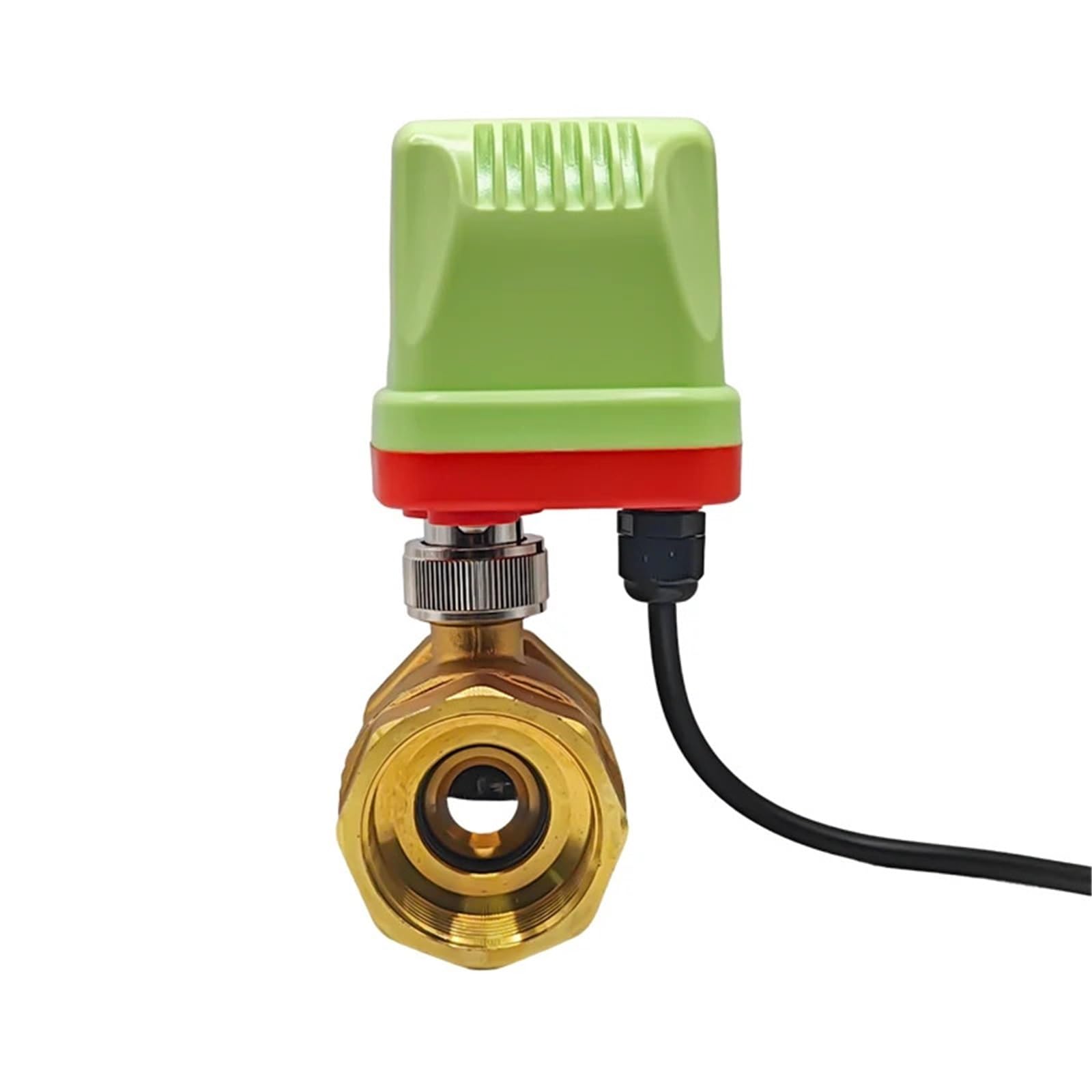 Mosiężny elektryczny zawór kulowy, wodoodporny IP65, DN15, DN20, DN25, 1/2", 3/4", 1", 220 V AC (220VAC-CR02,2 cala)