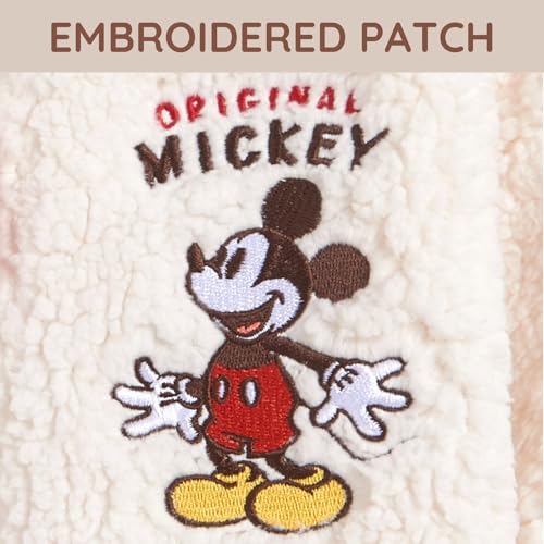 Disney Mickey Mouse Pluto Toddler Boys Cozy Sherpa Zip Up Hoodie White 4T - image 2
