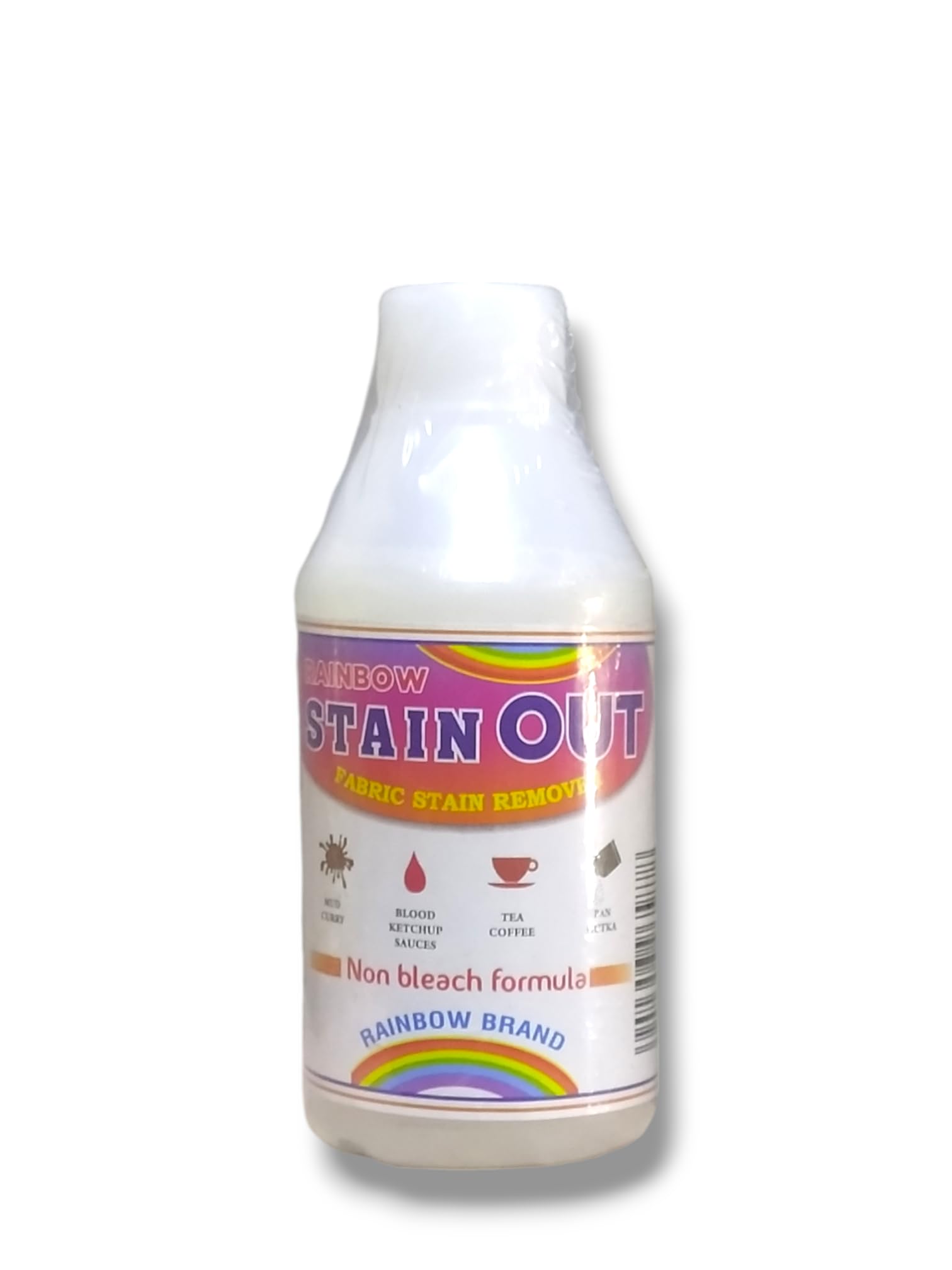 Rainbow Brand Stain Out | Fabric Stain Remover| NO Damage to Clothes | NO Bleach Formula | NO Color Loss/Bleeding | Bottle - 100 ml-image-24