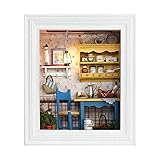 Mit dem einzigartigen Fotorahmen können Sie ihn an die Wand hängen oder auf die Tischplatte stellen.Perfekte Geburtstagsgeschenk für Freunde, Kinder, Liebhaber, etc., kann auch eine schöne Wohnkultur sein.