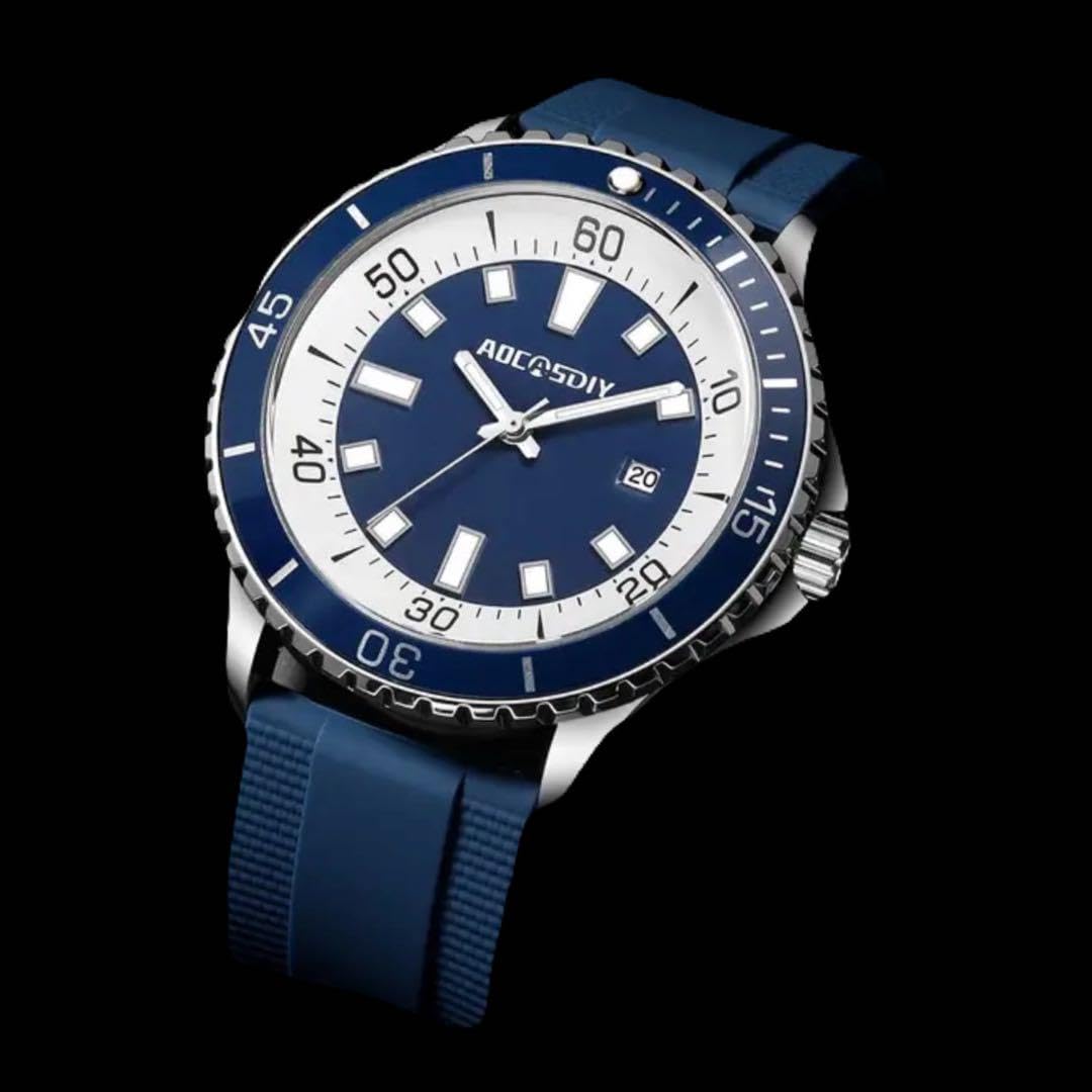 Amazon.co.jp: AOCASDIY オマージュウォッチ ラバーベルトメンズ腕時計