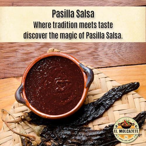 Dried Mexican Pasilla Negro Chilaca chiles El Molcajete Brand 16 oz Bag ‐ Mexican Recipes, Tamales, Salsa, Chili, Meats, Soups, Stews & BBQ