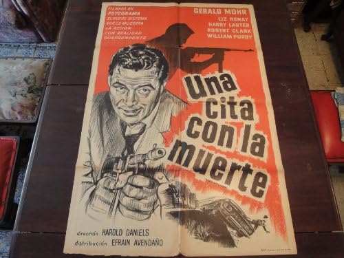 EL PORTAL PARA LOS COLECCIONISTAS Original Argentine Movie Poster Date with Death Gerald Mohr Harold Daniels 1959 image 2