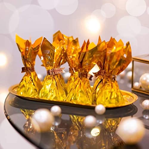 Roshen Mont Blanc Yellow With Sesame And White Chocolate, Kosher And Halal, Delicious, Flavorful Sweets Bulk Gourmet Candy 2.204Lb/1Kg #TOP2